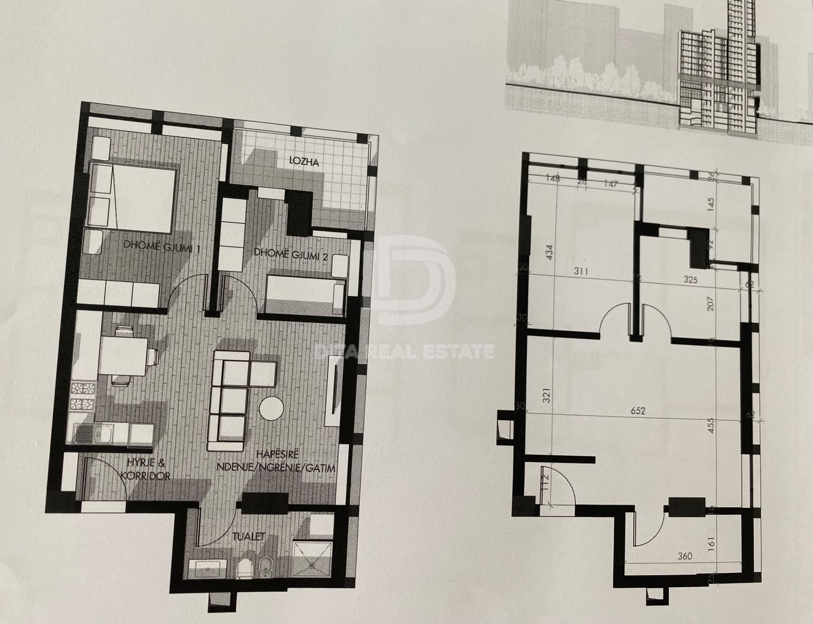 SHITET APARTAMENT 2+1 BULEVARDI RI TIRANE 249100 EURO